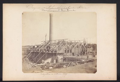 Upper Steam Pumping Station Prince Alexander / Kralingscheveer October 18, 1867 by Jacobus van Gorkom jr.