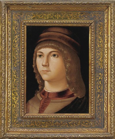 Portrait of a young man by Jacometto Veneziano