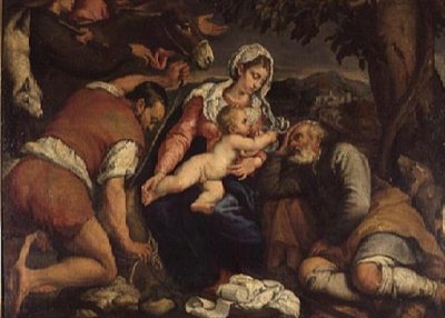 The Adoration of the Shepherds by Jacopo Bassano