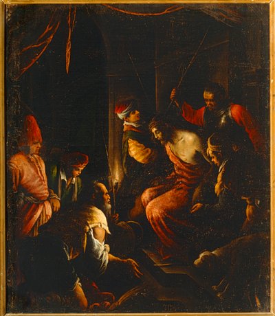 Crowning with Thorns by Jacopo (1510-92) Bassano