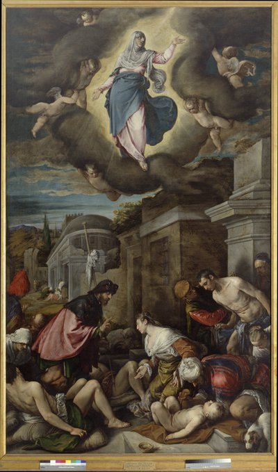 St. Roch Visits the Plague Victims, c.1575 by Jacopo Bassano