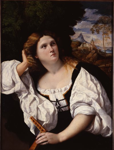 A Lady Seated by Jacopo (c.1480-1528) Palma