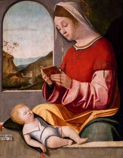 Virgin and Child by Jacopo (c.1480-1528) Palma