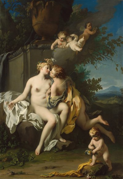 Flora and Zephyr by Jacopo Amigoni