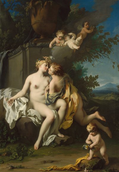 Flora and Zephyr by Jacopo Amigoni