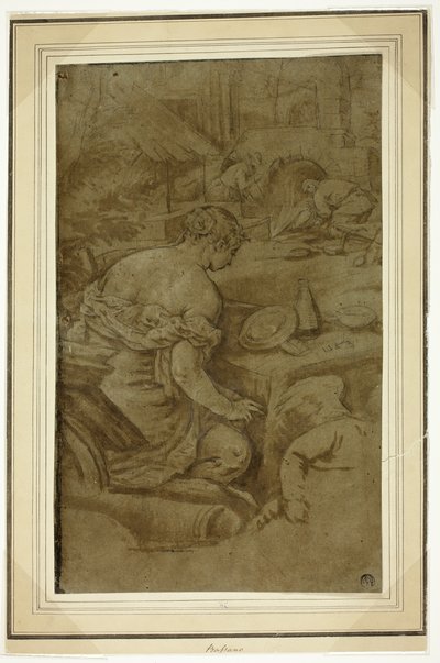 Allegory of Fire (Venus in the Forge of Vulcan) by Jacopo Bassano