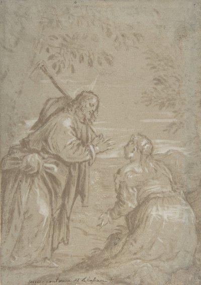 Christ Appearing to Saint Mary Magdalen Noli Me Tangere by Jacopo Bassano.