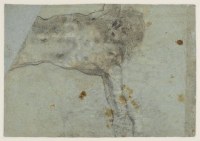 Study of a crucified Christ, verso, 16th century by Jacopo Bassano