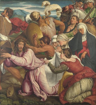 The Way to Calvary by Jacopo Bassano il vecchio