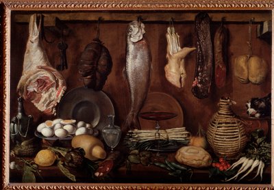 Storeroom with Food and Tableware by Jacopo Chimenti Empoli