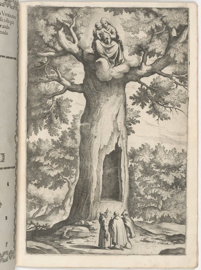 Apparition of the Virgin in the Beech Tree [plate P] by Jacopo Ligozzi