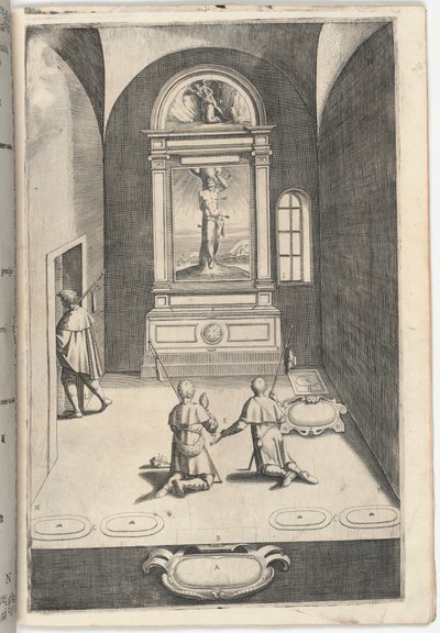 Chapel of Saint Sebastian (plate N) by Jacopo Ligozzi