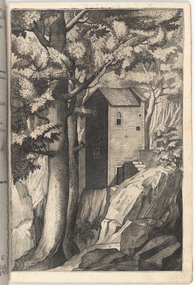 Exterior View of the Chapel of the Cardinal (plate G) by Jacopo Ligozzi