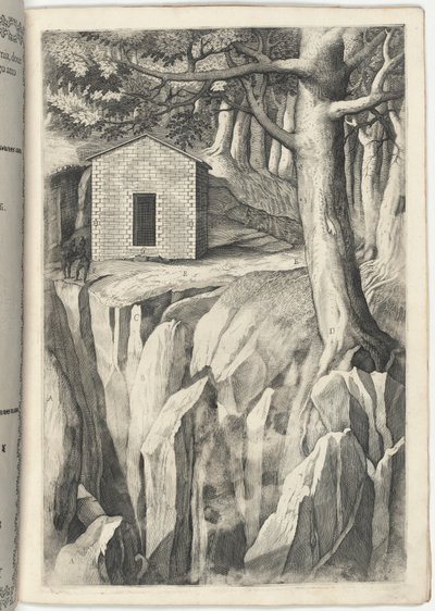 Monastic Cell of the Blessed John of La Verna (plate T) by Jacopo Ligozzi
