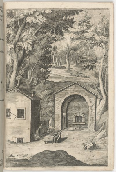 Spring of Saint Francis (plate B) by Jacopo Ligozzi