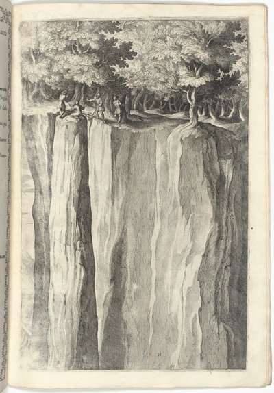 The Rock of Brother Wolf (plate V) by Jacopo Ligozzi
