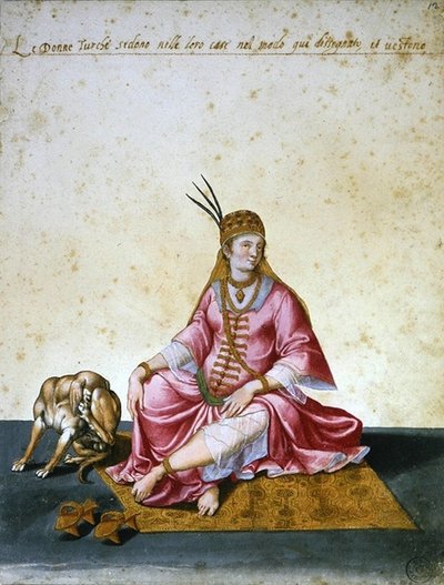 Turkish Woman by Jacopo Ligozzi