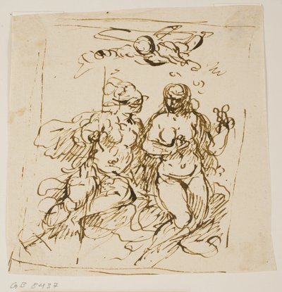 Cupid, Mars and Venus by Jacopo Palma