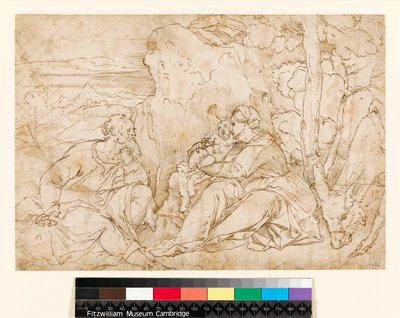 The Rest on the Flight into Egypt by Jacopo Palma