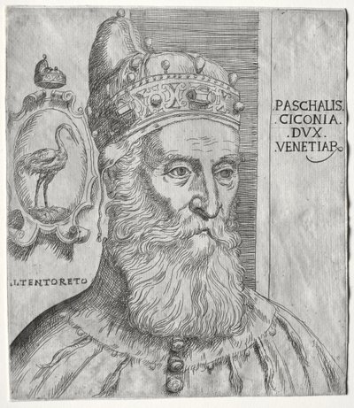 Portrait of Pasquale Cicogna, Doge of Venice by Jacopo Palma il Giovane