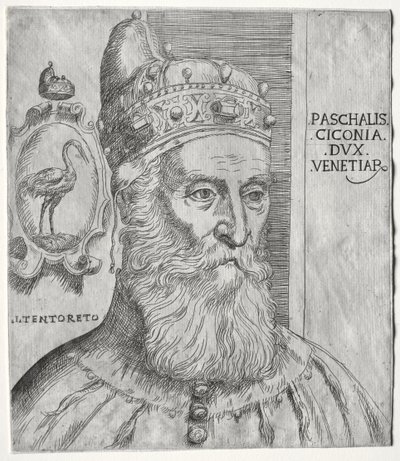 Portrait of Pasquale Cicogna, Doge of Venice by Jacopo Palma il Giovane