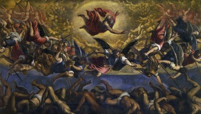 The Fall of the Rebel Angels by Jacopo Palma il Giovane the Younger