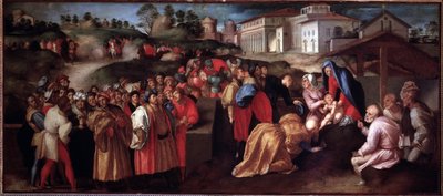 Adoration of the Magi by Jacopo Pontormo