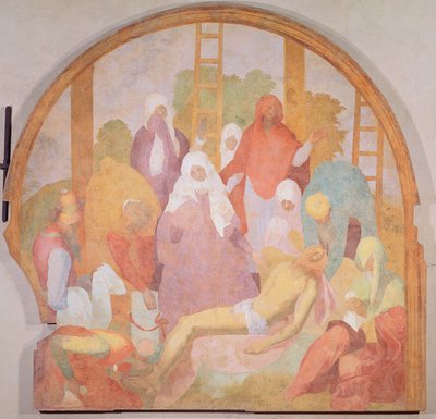 Deposition, Lunette from the Fresco Cycle of the Passion by Jacopo Pontormo