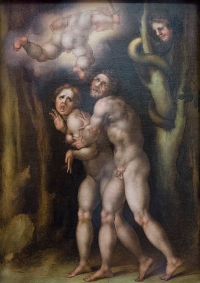 Expulsion of Adam and Eve from the Earthly Paradise by Jacopo Pontormo