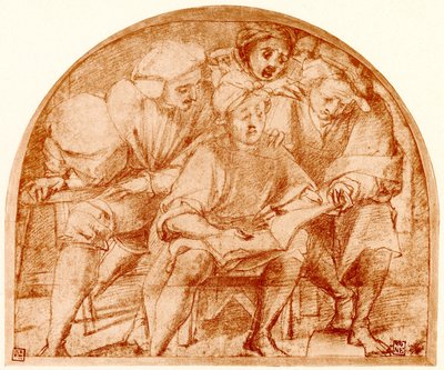 Group of Four Singers by Jacopo Pontormo