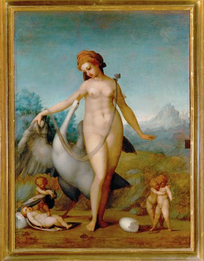 Leda and the Swan by Jacopo Pontormo