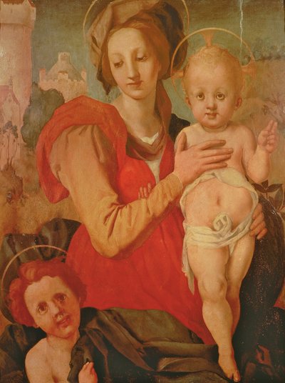 Madonna and Child with the Infant St. John the Baptist by Jacopo Pontormo
