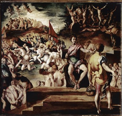 Martyrdom of St Maurice and the Legendary Roman Theban Legion by Jacopo Pontormo