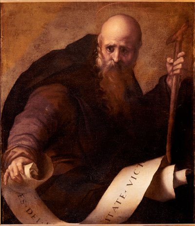 Saint Anthony, Abbe by Jacopo Pontormo