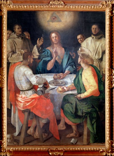 Supper at Emmaus by Jacopo Pontormo