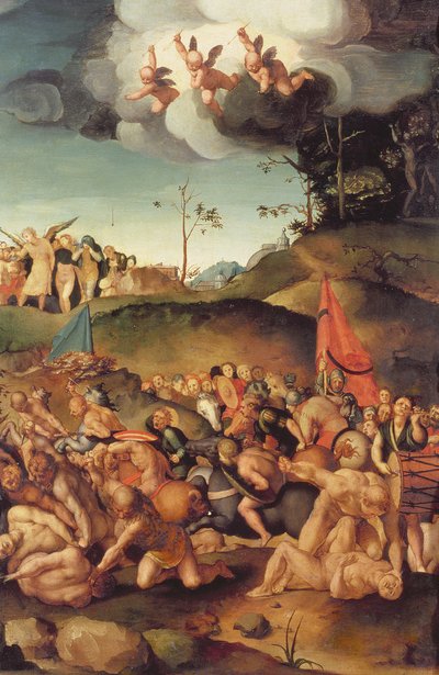 The Martyrdom of the Ten Thousand, 1529-30 by Jacopo Pontormo