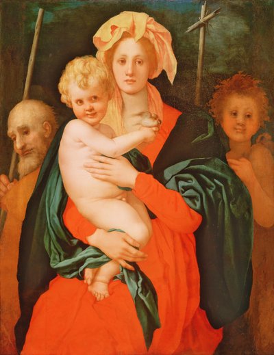 The Virgin and Child with St. Joseph and John the Baptist by Jacopo Pontormo