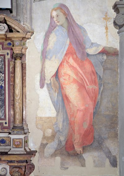 The Visitation (detail) by Jacopo Pontormo