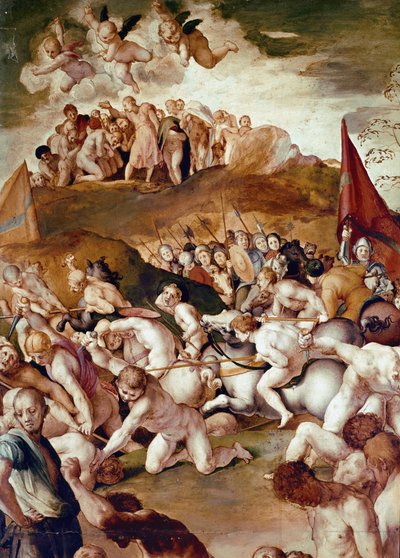The Eleven Thousand Martyrs (detail) by Jacopo Pontormo
