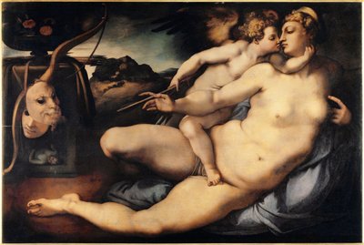 Venus and Cupid by Jacopo Pontormo