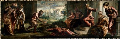 Caius Mucius Scaevola in front of Porsenna by Jacopo Robusti Tintoretto