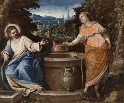 Christ and the Woman of Samaria by Jacopo Robusti Tintoretto