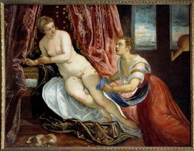 Danae and Zeus as Golden Rain by Jacopo Robusti Tintoretto