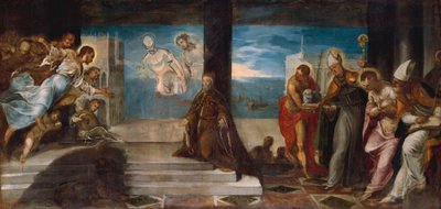 Doge Alvise Mocenigo Presented to the Redeemer by Jacopo Robusti Tintoretto