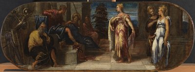 Esther and Ahasuerus or Solomon and the Queen of Sheba by Jacopo Robusti Tintoretto