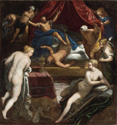 Hercules Expelling the Faun from Omphale