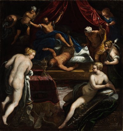 Hercules Expelling the Faun from Omphale