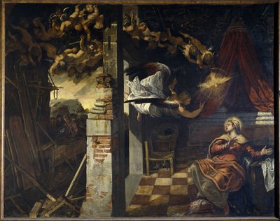 The Annunciation by Jacopo Robusti Tintoretto