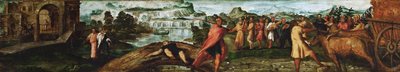 King David Bearing the Ark of the Covenant into Jerusalem by Jacopo Robusti Tintoretto