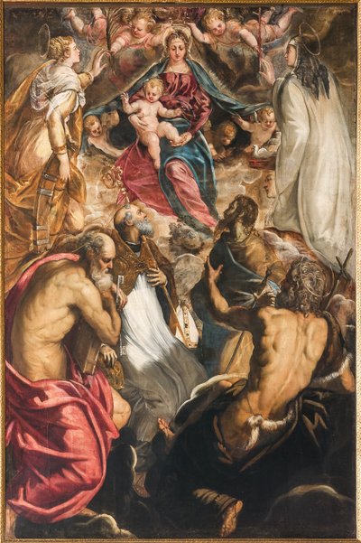 Madonna with Infant Jesus and Saints by Jacopo Robusti Tintoretto